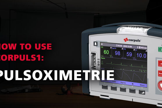 Tutorials by corpuls | How to use corpuls1: Pulsoximetrie